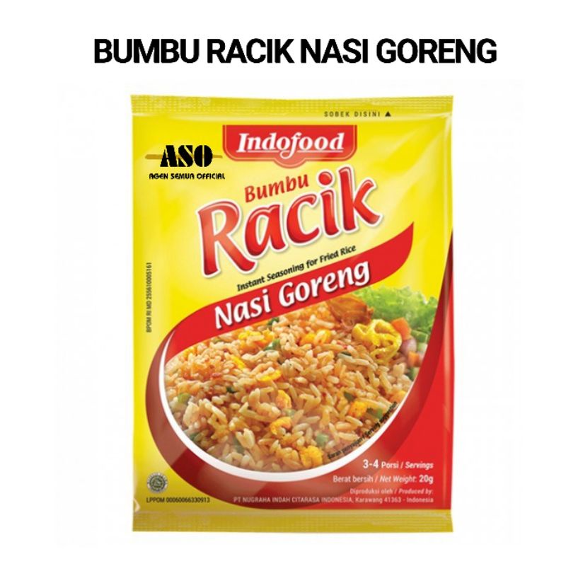

Indofood BUMBU RACIK Nasi Goreng 20 gr PROMO !!!