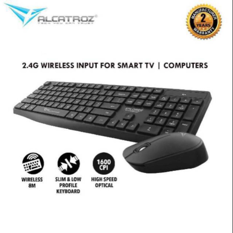 Keyboard Best Seller Alcatroz Wireless Keyboard &amp; Mouse Combo Xplorer