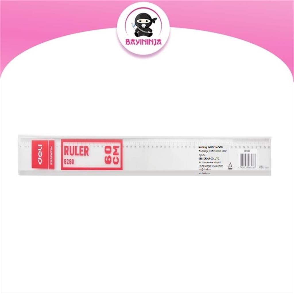 

DELI Ruller Penggaris Mika 60 cm 6260
