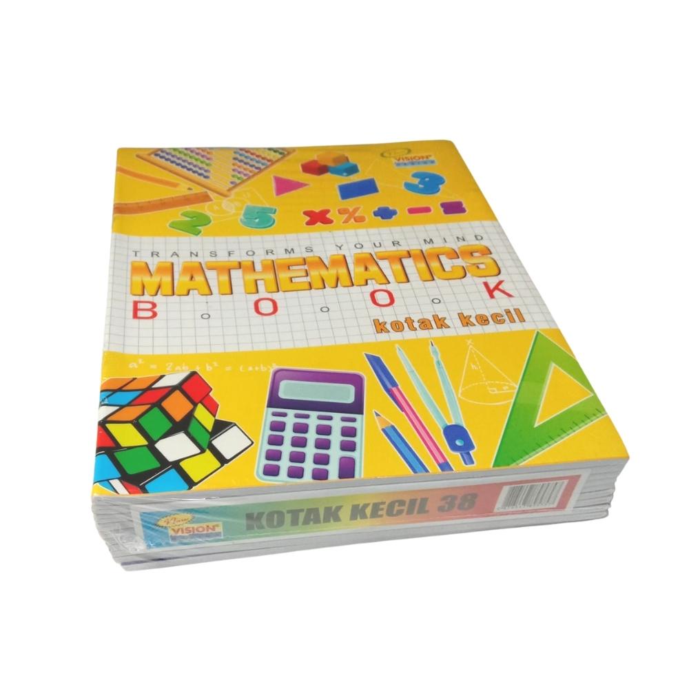 

[PACK] Buku Kotak Kecil Matematika Vision isi 38 lembar Tulis Anak Sekolah Book