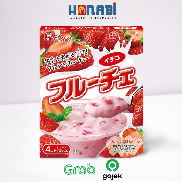 

House Fruche Ichigo Strawberry 200g - Yoghurt Stawberry Made In Japan