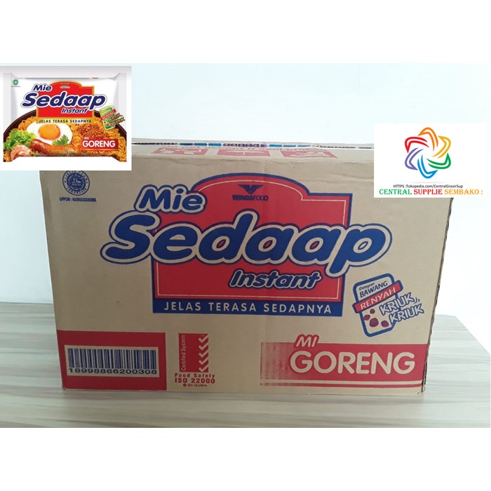 

PROMO Mie Sedap Goreng [90gr /40pcs /1 karton ]