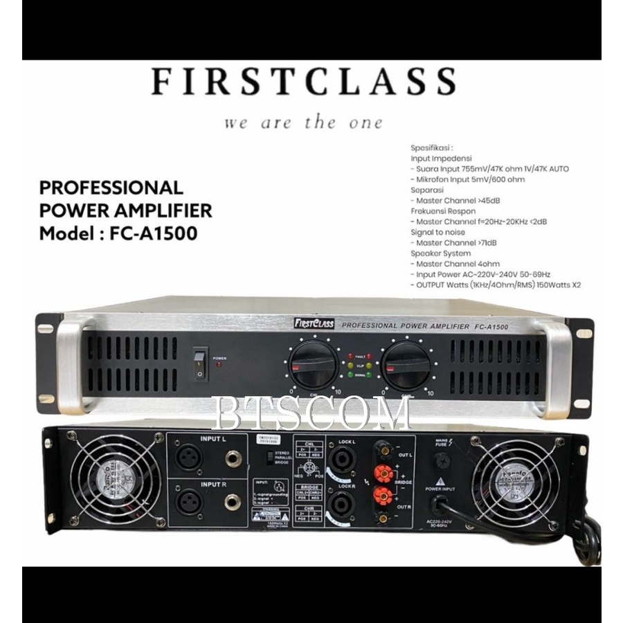 Power Ampli Firstclass FC-A1500 Ampli FC-A 1500 FCA1500