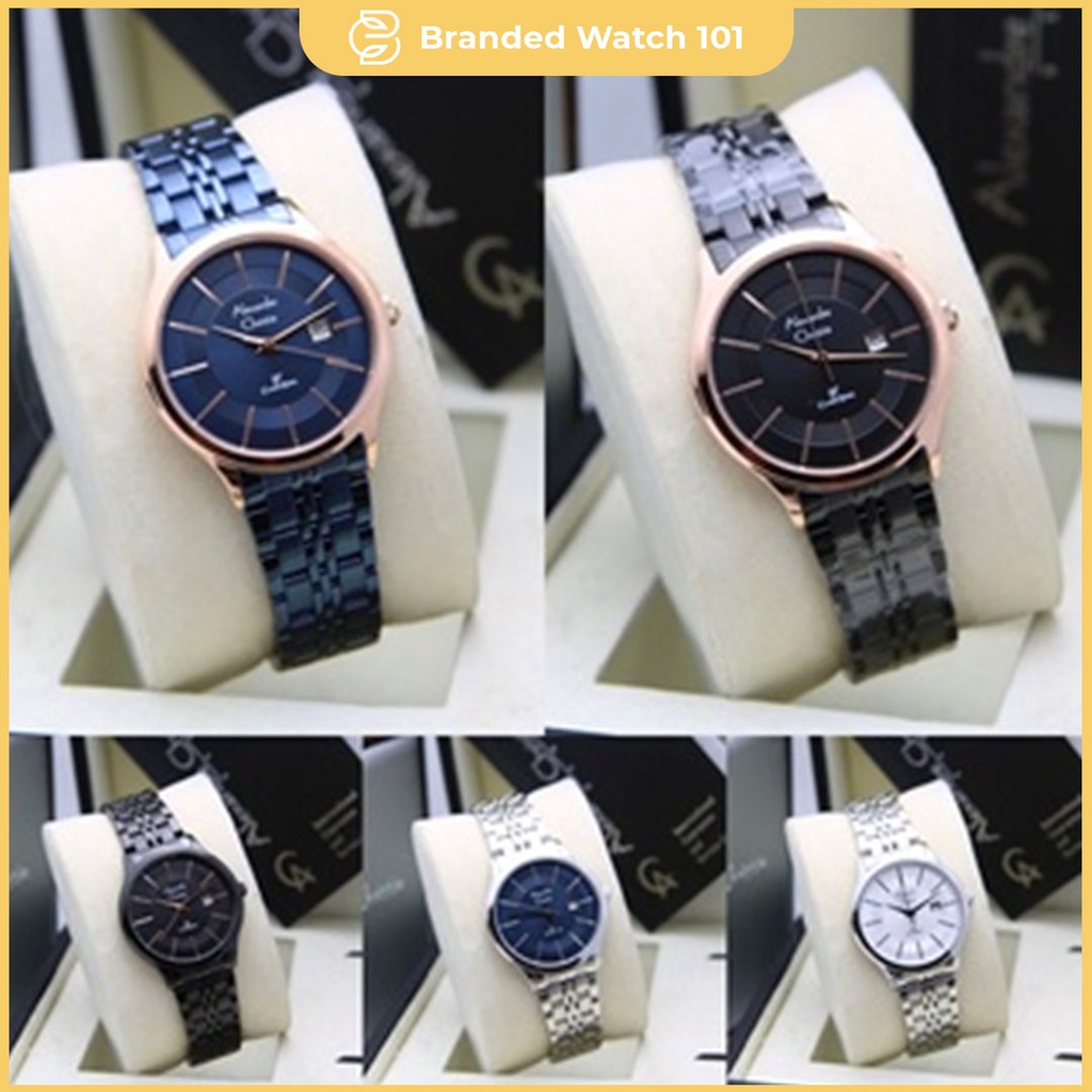 ORIGINAL Jam Tangan Wanita Alexandre Christie AC 8348 / AC8348 / 8348 Garansi Resmi 1 Tahun, Stainless
