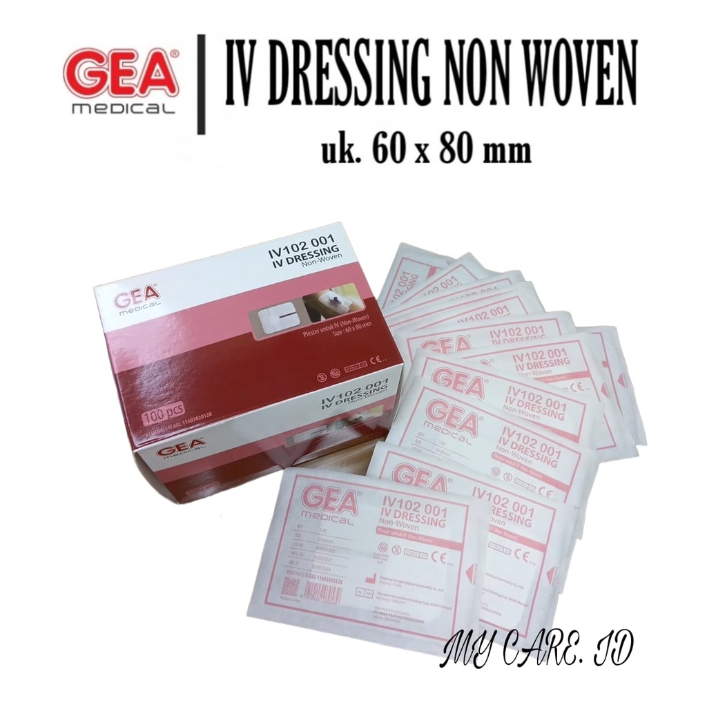LynCare Eceran - IV Dressing Plester Pasca Operasi / IV Dressing Non Woven 60 x 80 mm