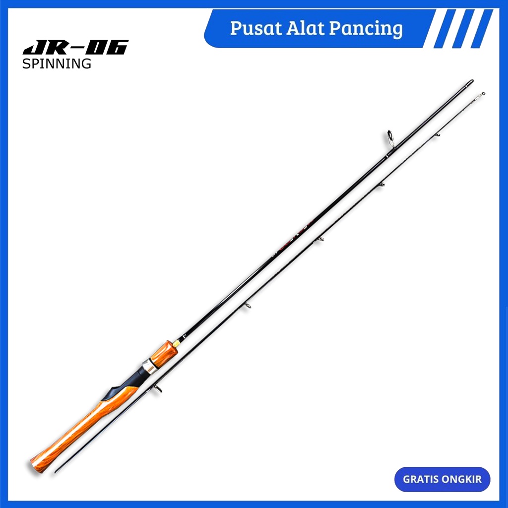 Joran Pancing Spinning &amp; Bait Casting Carbon Solid Horse Mount Rod UL Super Lembut Micro-Object Lua Rod Water Drop Wheel Set Pegangan Joran Ultra Light