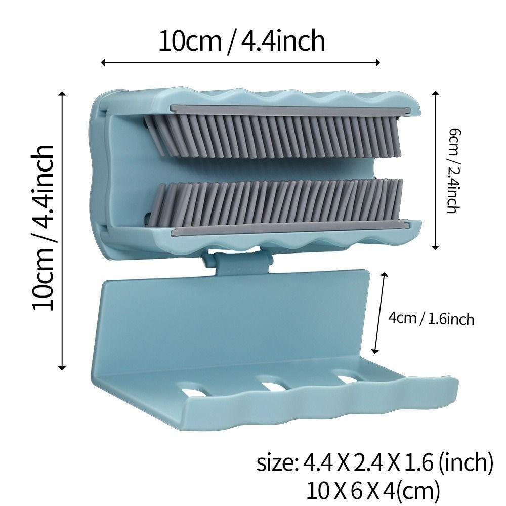 Populer Hair Catcher Wall Mounted Shower Drain Cleanning Stopper/Alat Penangkap Rambut