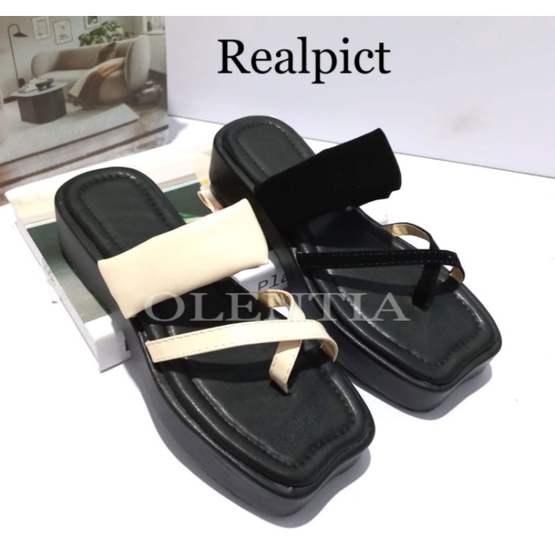 Sandal wanita Wedges platform DN 18
