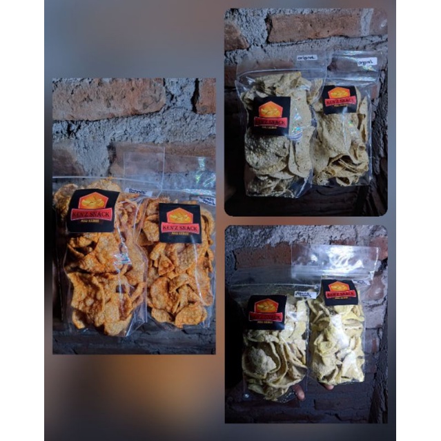 

snack krupuk lamuk /cesbul asli kediri
