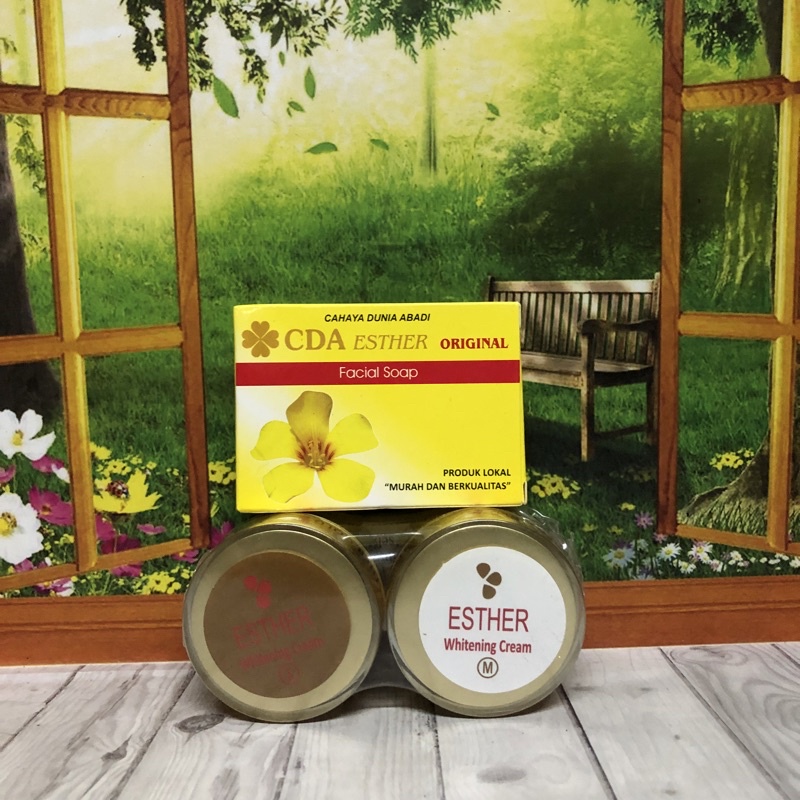 [ Paket ] Cream Esther Kaca SM + Sabun Esther