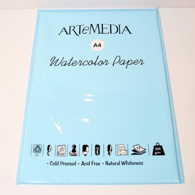 

Eklusif Artemedia Water Color Paper A4 200Gsm 12 Sheets Watercolor Paper Gilaa!!!