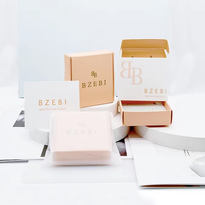 Bzebi Cincin Lapis Emas 18k Model Terbuka Adjustable Hias Berlian Gaya Korea 109r1