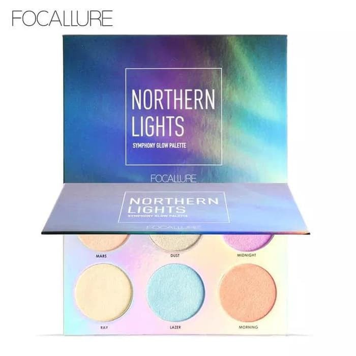 FOCALLURE NORTHERN LIGHTS SYMPHONY GLOW EYESHADOW PALETTE FA-51