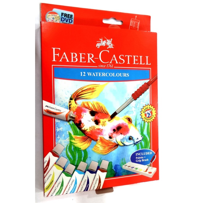 

Nikmati Cat Air Faber Castell Isi 12 + Include Kuas Dan Kanvas Limited