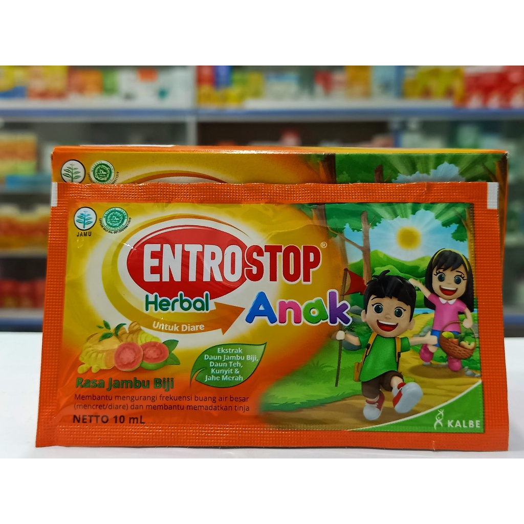 Entrostop Anak Herbal Sachet 10ml Mengatasi Diare Anak