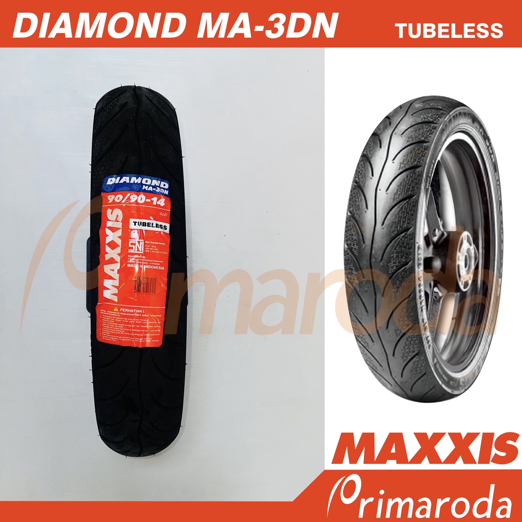 Ban Belakang Honda Vario 125 90/90-14 Tubeless Maxxis Diamond MA-3DN