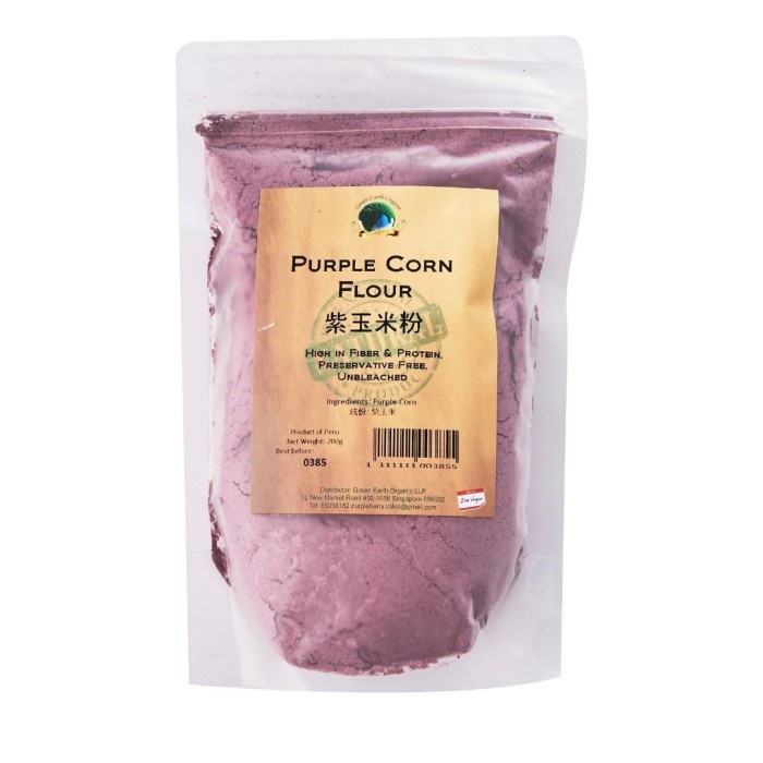 

Tepung Green Earth Purple Corn Flour 200G - Tepung Jagung