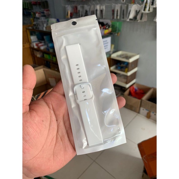 Strap Tali Jam Tangan Silikon smartwatch Putih 20MM