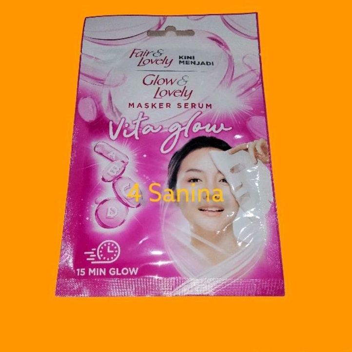 Masker serum fair &amp; lovely vita glow