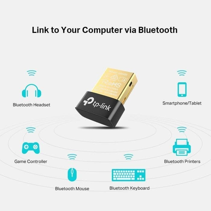 TP-Link UB400 TPLink USB Bluetooth V4.0 Nano USB Adapter OKAY