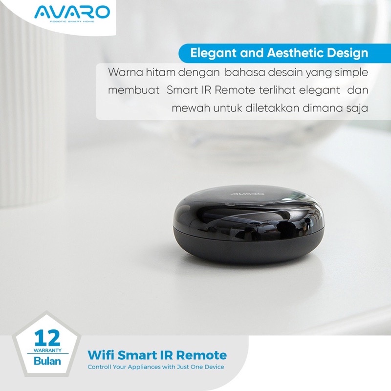 AVARO Smart UNIVERSAL IR REMOTE Wifi Wireless IoT For Home Automation