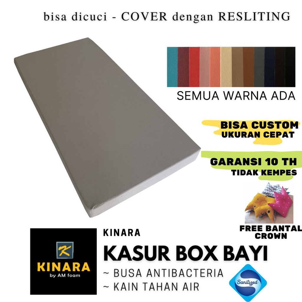 Kasur BOX Bayi Waterproof/Anti Air/Tahan Ompol