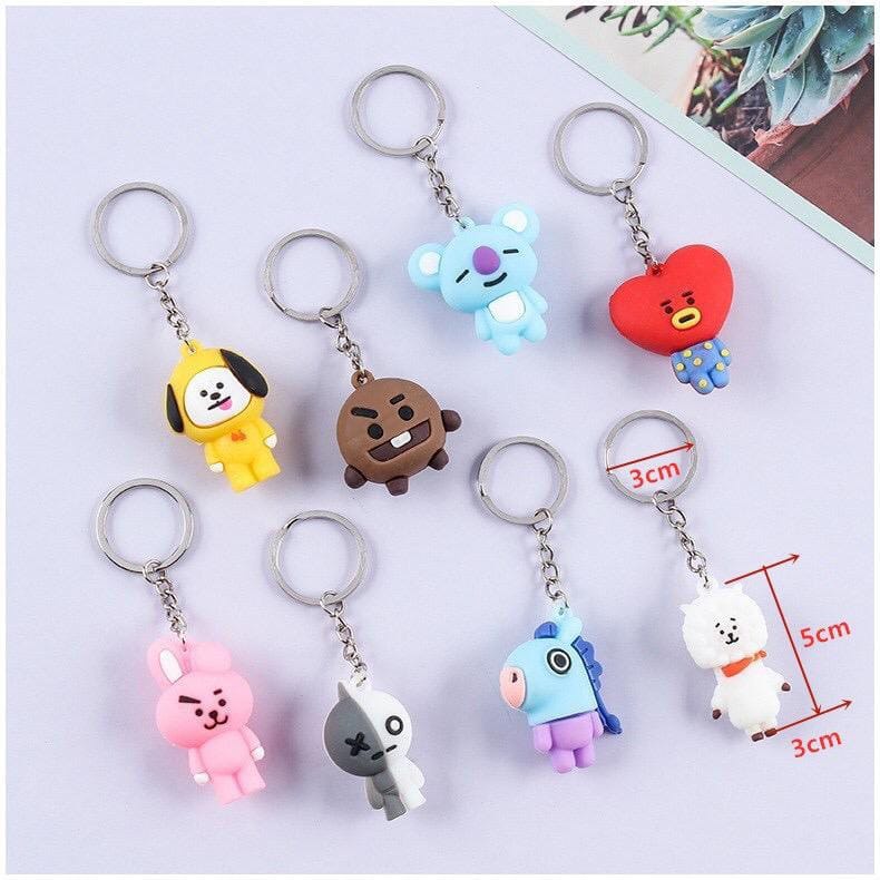 GANTUNGAN KUNCI BT21 GANCI KARAKTER BT21 BTS