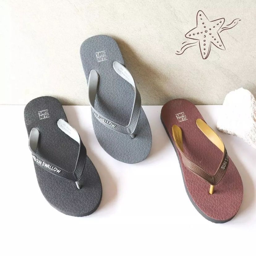 CUCI GUDANG! Sandal Jepit Sun Swallow Wave TREK