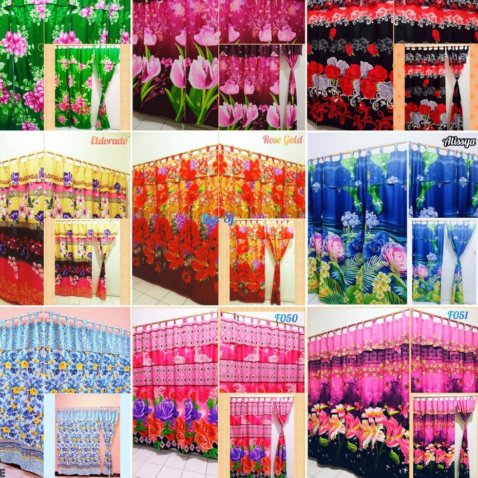 Pro sale--Hordeng Pintu / Gorden Pintu / Gordeng Pintu / Kordeng Pintu / Tirai Pintu atau Jendela Pa