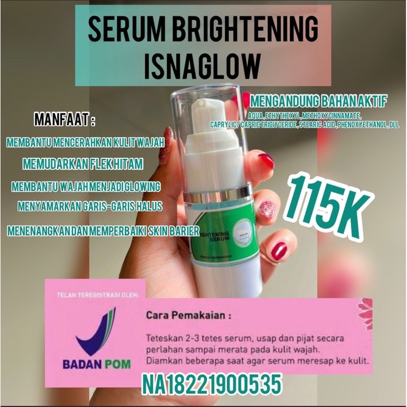 SERUM BRIGHTENING ISNA GLOW