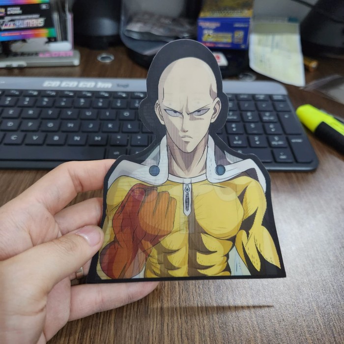 

STIKER 3D MOTION LENTICULAR ANIME - D0134 - Saitama