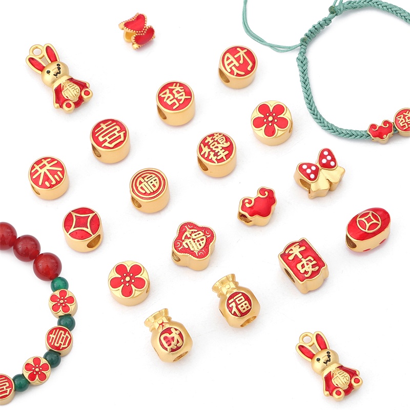 Aksesoris Perhiasan Kalung Anting drop Warna Emas Perunggu Gaya China Kuno
