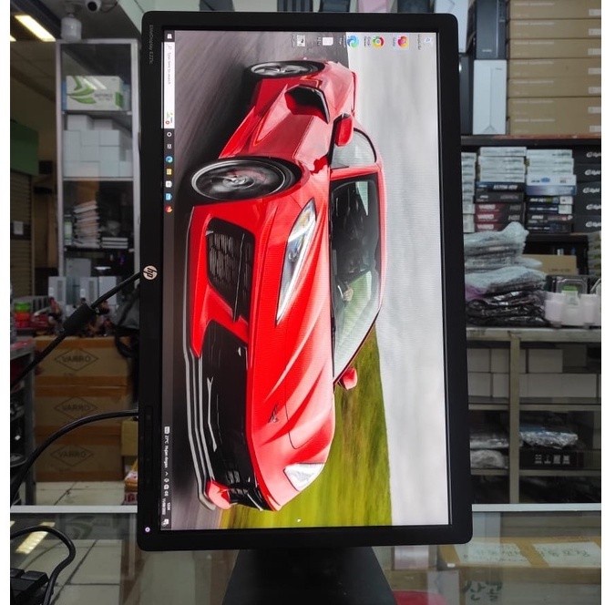 Monitor Second Bekas 22 Inch HP Lenovo Bisa portaid vertikal