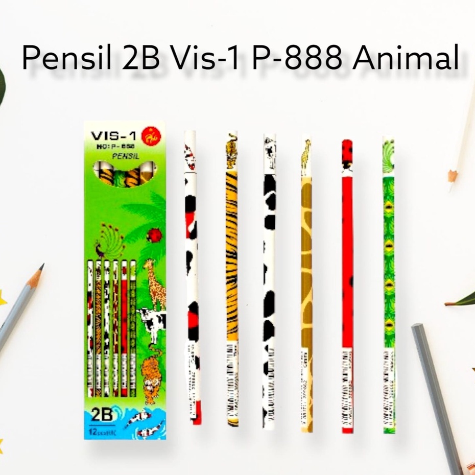 

Pensil Motif Animals 2B