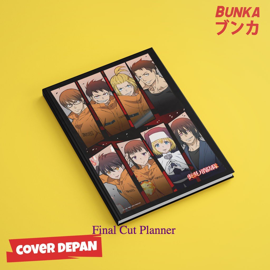 

Notebook Anime Fire Force C Hardcover A5 Buku Tulis Catatan Notes Agenda Planner Jurnal .