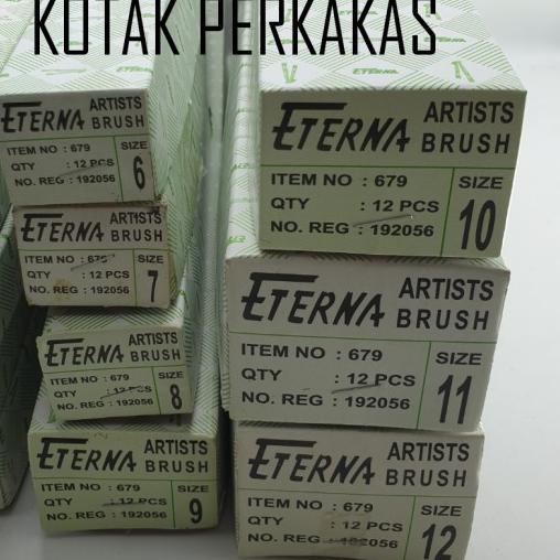 Kuas Lukis ETERNA nomor 7 per 1 lusin