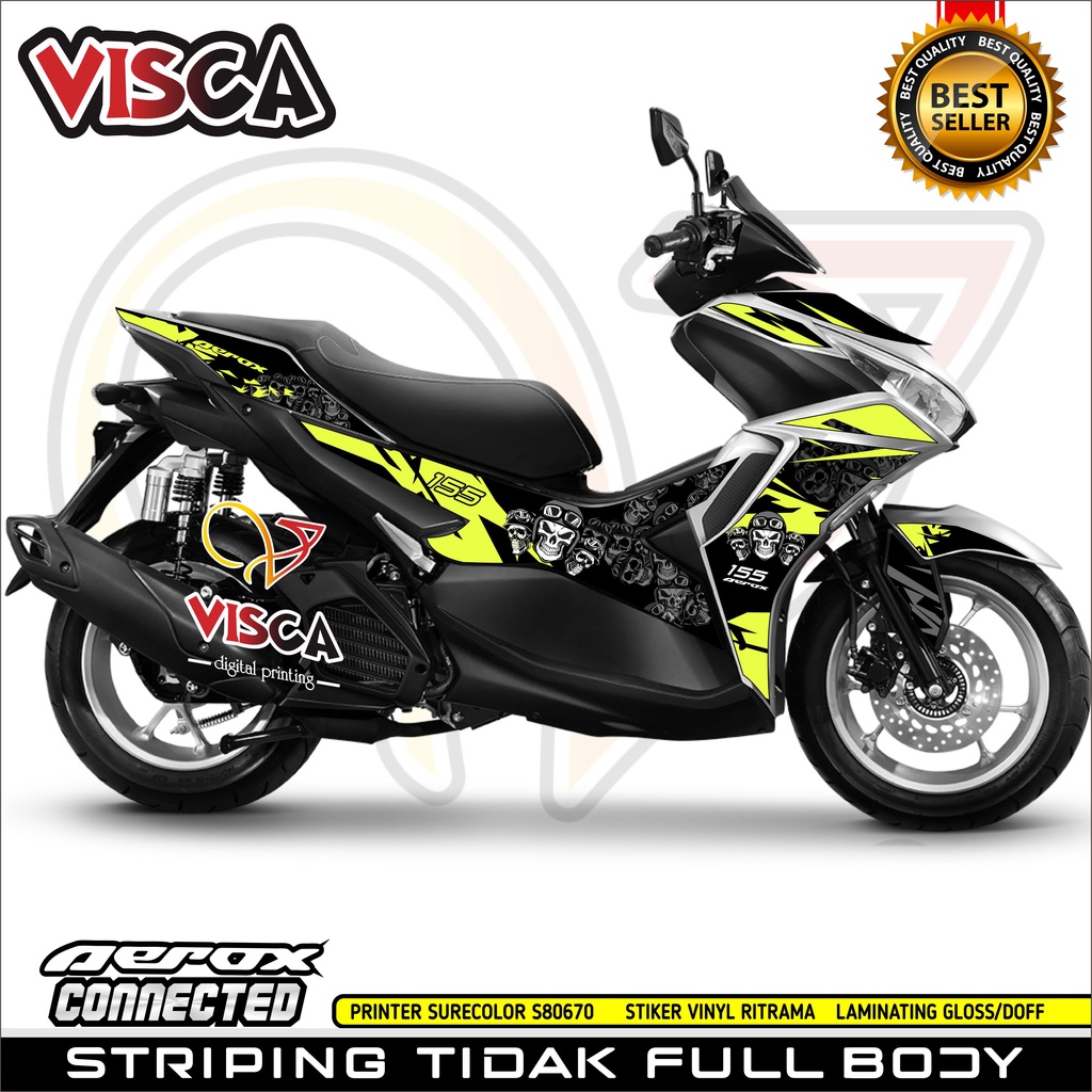 Stiker Aerox 155 keren Stiker Motor Aerox Striping Aerox Striping Aerox 155 New Stiker Aerox 155 Con