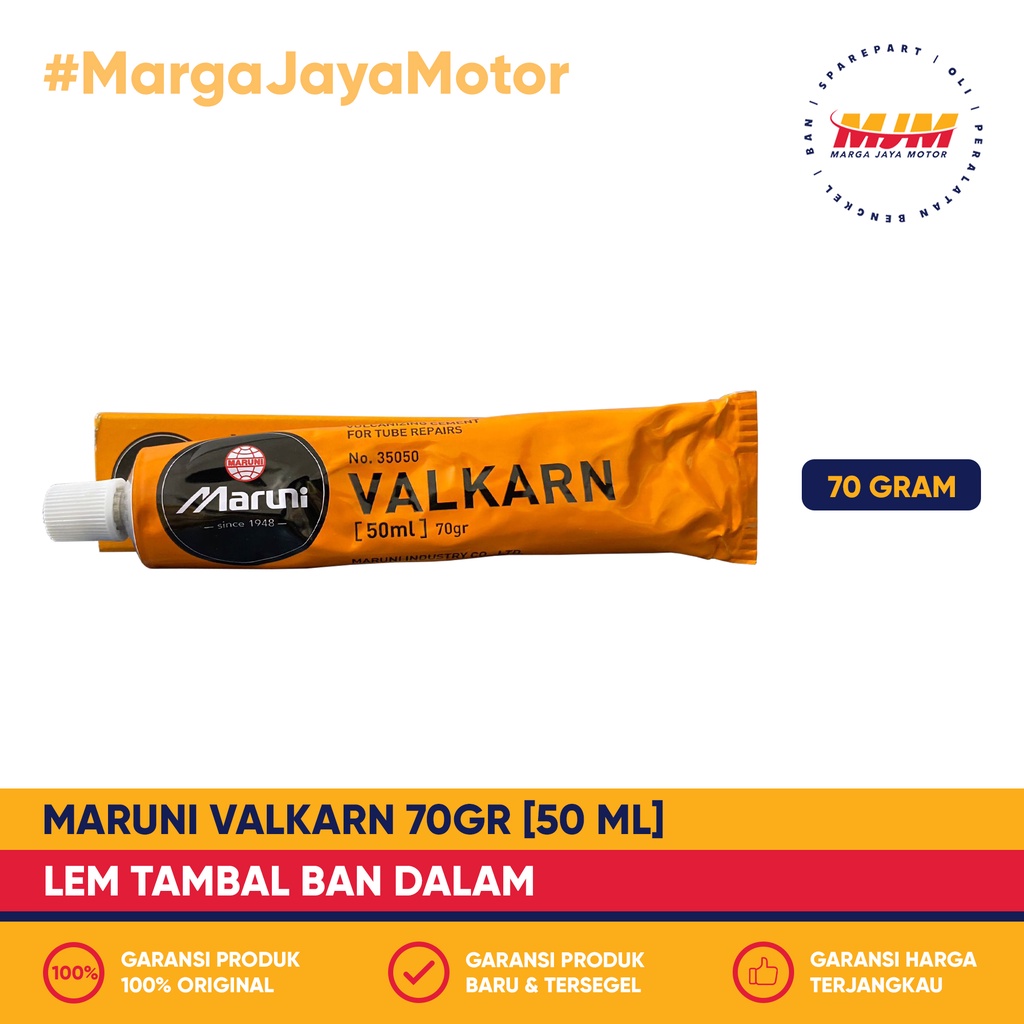 Maruni Valkarn 70gr / 50ml Lem Tambal Ban