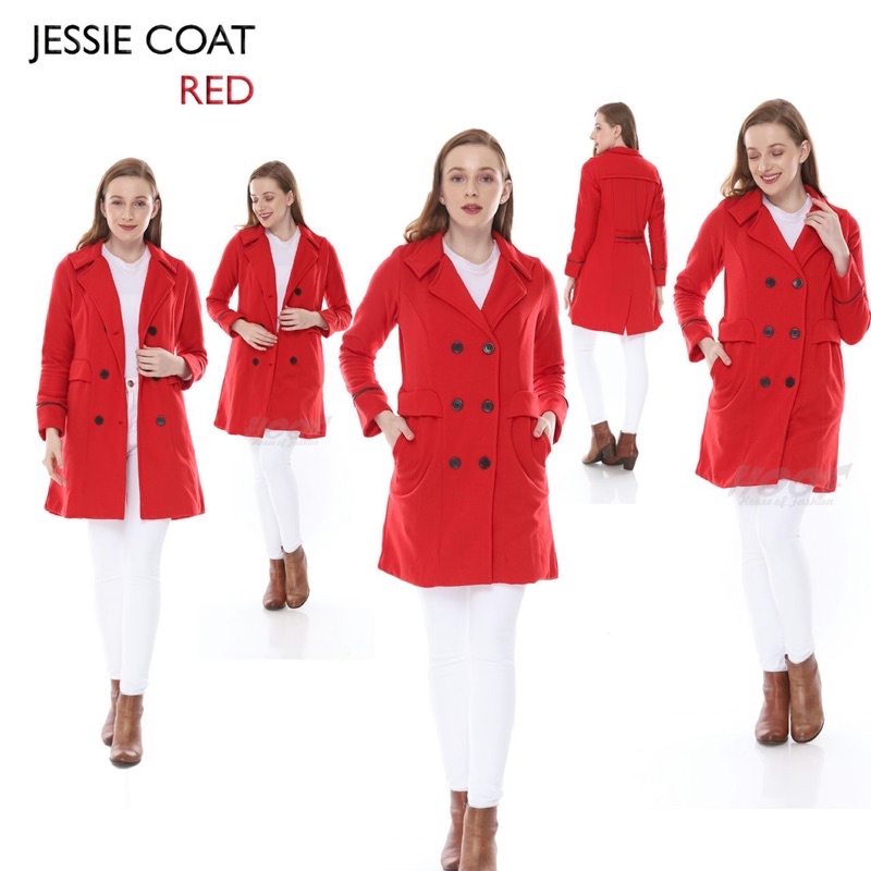 PROMO Jaket baju hangat wanita korea JESSIE
