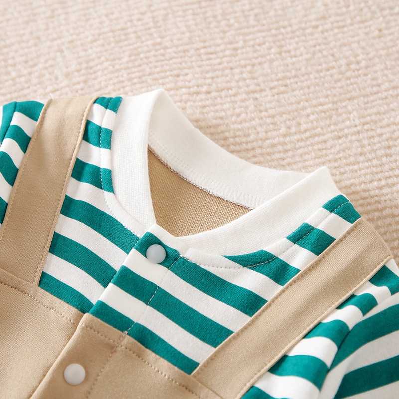 COD- Jumper anak laki laki lengan panjang Motif Garis Hijau Kodok lucu/ jumper premium usia 0-2 tahun impor