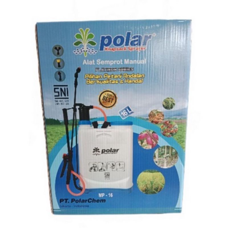 Alat Semprot Tangki Polar Manual 16 Liter / Knapsack Sprayer Polar Electric 16 Liter