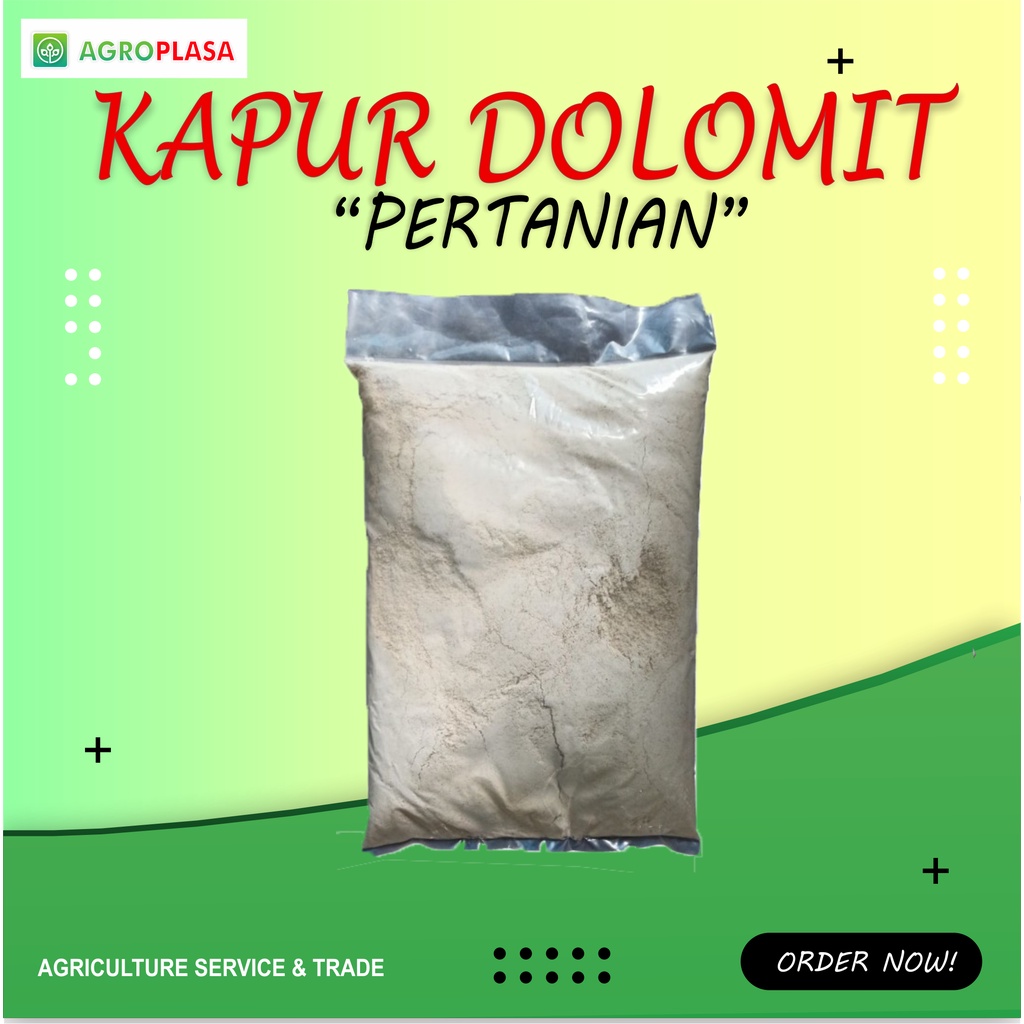 Kapur Dolomit pertanian pupuk dolomit - 5kg