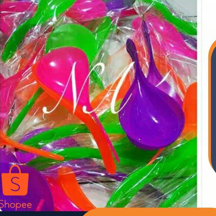 

FREE ONGKIR!Grosir souvenir termurah 50 Pcs Centong Nasi Pelangi Warna Cantik Plastik Packing Plastik Ikat Kawat Emas free tx card Free Bubblewrap Hitam|RA3