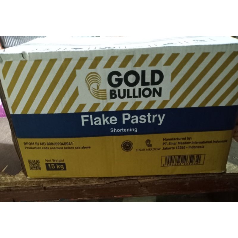 

Gold Bullion Flake Pastry 15 kg / Korsvet Corsvet Shortening Lipat