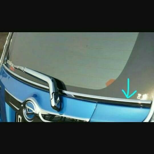 [COD] List Kaca Belakang Chrome Calya Sigra / Perlengkapan Variasi Mobil Murah / Aksesoris Eksterior