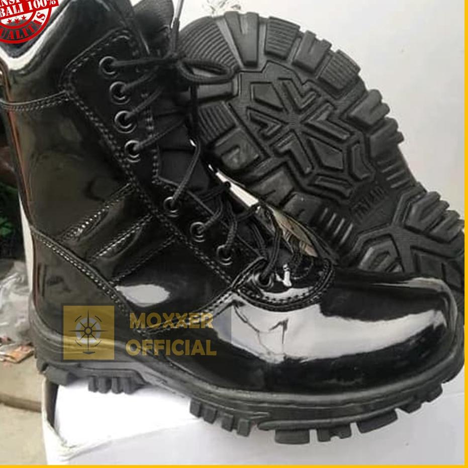 Terbaik COD SEPATU PDL TNI POLRI KILAP TANPA SEMIR JATAH ORI MURAH -LB02