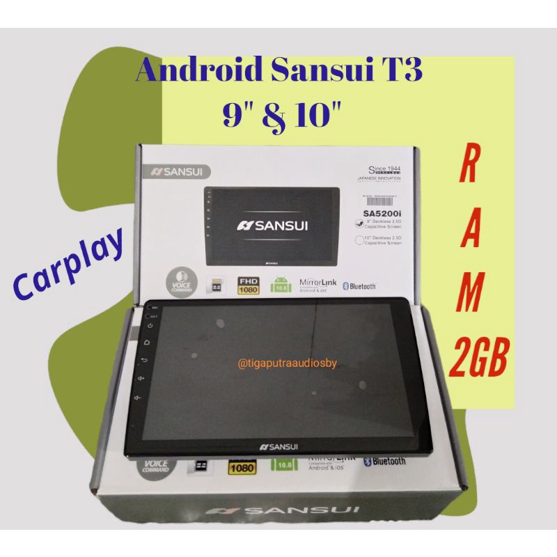 Jual Head Unit Android Sansui Inch Ram Sa I Shopee Indonesia