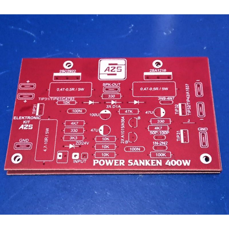 PCB Power SAFARI 400W SANKEN AZS Pertinak