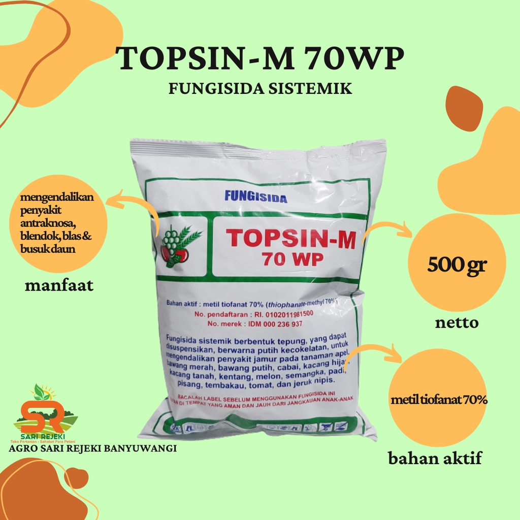 TOPSIN-M 70WP 500GR FUNGISIDA SISTEMIK