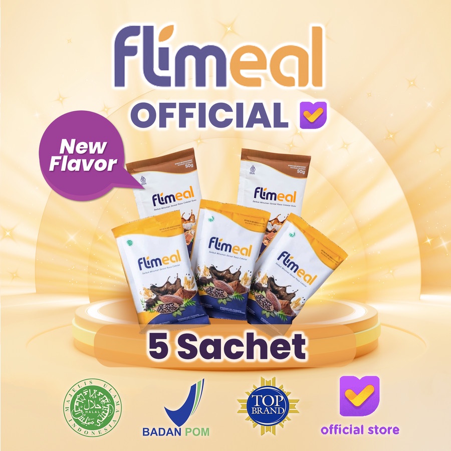 

Flimeal 5 Saset/Sachet Meal Replacement Minuman Diet